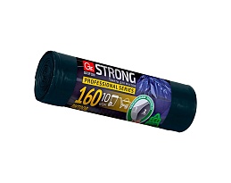 Мешки для мусора 160 л, двухслойные, синие, в рулоне 10 шт., ПВД, 30 мкм, 1100х800 мм, GRIFON SUPER POWER , 101-092 в Кропоткине