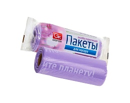 Мешки для мусора 35 л, ароматизированные, сиреневые, в рулоне 20 шт., ПНД, 12 мкм, 560х530 мм, GRIFON Полевые Цветы, 100-034 в Кропоткине Мешки для мусора 35 л, ароматизированные, сиреневые, в рулоне 20 шт., ПНД, 12 мкм, 560х530 мм, GRIFON Полевые Цветы, 100-034 в Кропоткине