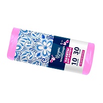 Мешки для мусора 10 л, розовые, в рулоне 30 шт., ПНД, 8 мкм, 470х360 мм, Узоры Чистоты, МУ3582 (МГ-10роз) в Кропоткине Мешки для мусора 10 л, розовые, в рулоне 30 шт., ПНД, 8 мкм, 470х360 мм, Узоры Чистоты, МУ3582 (МГ-10роз) в Кропоткине