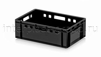 Ящик для мяса и колбасных изделий Е-2 черный в Кропоткине Ящик для мяса и колбасных изделий Е-2 черный в Кропоткине