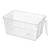 Корзинка универсальная с ручкой 280х160х120 мм (бесцветный)
