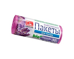 Мешки для мусора 30 л, ароматизированные, Лаванда, сиреневые, в рулоне 20 шт., ПНД, 9 мкм, 560х530 мм, GRIFON Aroma, 101-020 La в Кропоткине Мешки для мусора 30 л, ароматизированные, Лаванда, сиреневые, в рулоне 20 шт., ПНД, 9 мкм, 560х530 мм, GRIFON Aroma, 101-020 La в Кропоткине