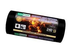 Мешки для мусора 240 л, ароматизированные, черные, в рулоне 10 шт., ПВД 40 мкм, 1500х1100 мм, СИЛАЧИ, sil24011110 в Кропоткине Мешки для мусора 240 л, ароматизированные, черные, в рулоне 10 шт., ПВД 40 мкм, 1500х1100 мм, СИЛАЧИ, sil24011110 в Кропоткине