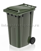 Контейнер для мусора 240 л зеленый облегченный 240 зеленый в Кропоткине
